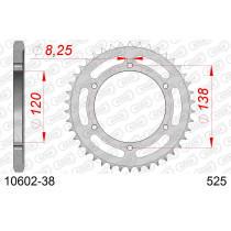 Couronne Acier AFAM 10602