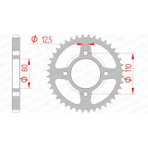 Couronne Acier AFAM 10603