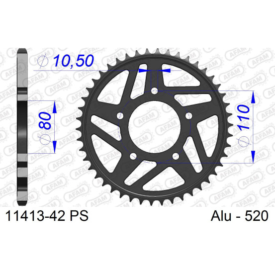 Couronne Alu AFAM 11413