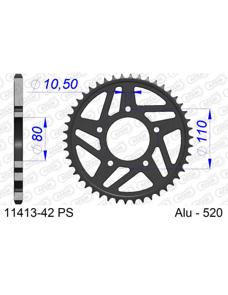 Couronne Alu AFAM 11413