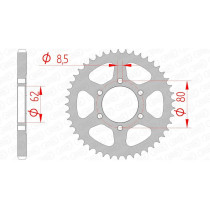 Couronne Acier AFAM 12203