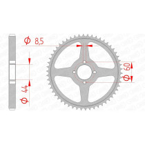 Couronne Acier AFAM 12222