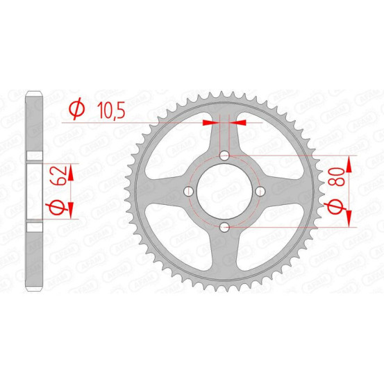 Couronne Acier AFAM 12224