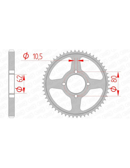 Couronne Acier AFAM 12224