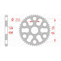 Couronne Acier AFAM 12325