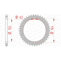 Couronne Acier AFAM 12502
