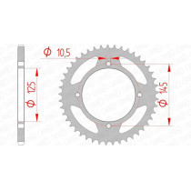Couronne Acier AFAM 12505