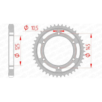 Couronne Acier AFAM 12601