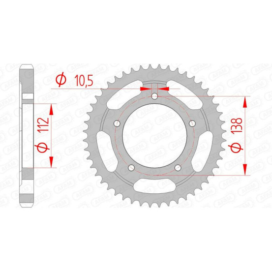 Couronne Acier AFAM 12607