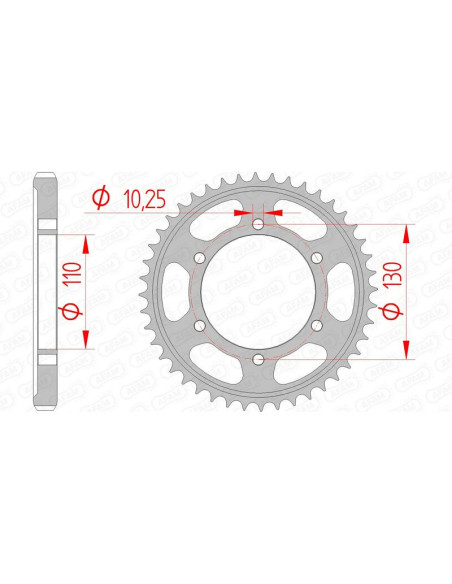 Couronne Acier AFAM 12813