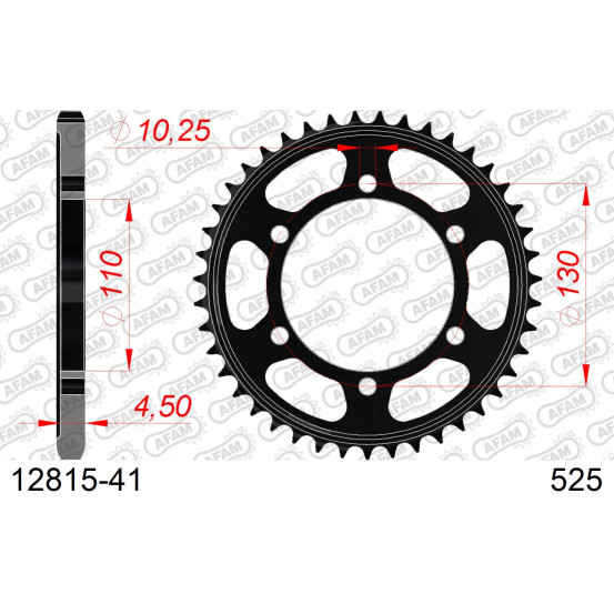 Couronne acier 525 AFAM - 12815