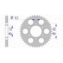 Couronne Alu AFAM 13208