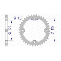 Couronne Alu AFAM 13407