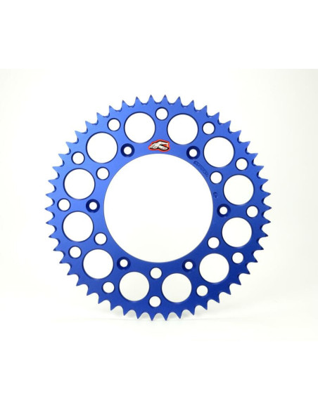 Couronne Ultra-Light Anti Boue RENTHAL YAMAHA Bleu