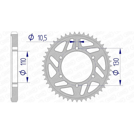Couronne Alu AFAM 13813