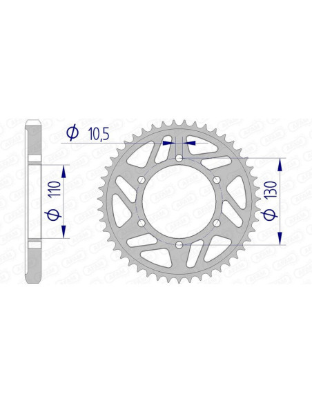 Couronne Alu AFAM 13813