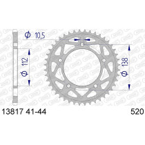 Couronne Alu AFAM - Pas 520 - réf 13817