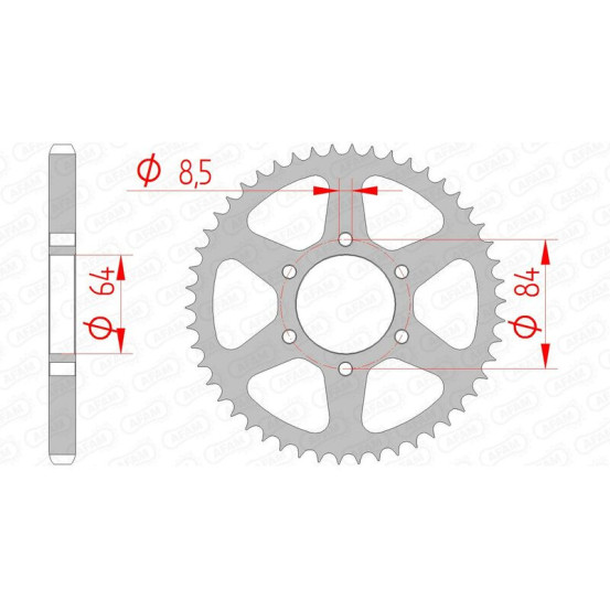 Couronne Acier AFAM 14200