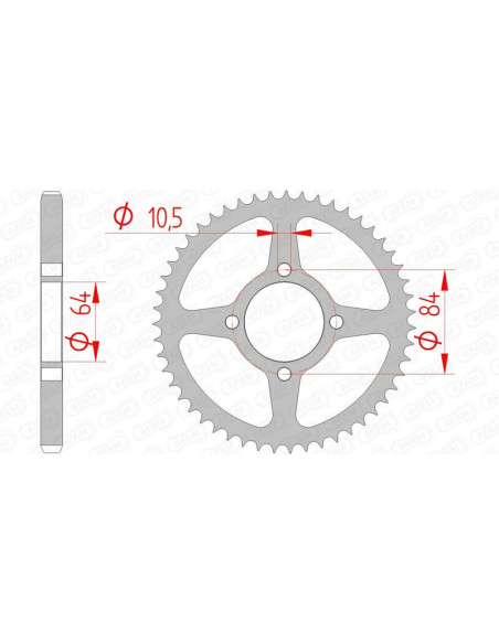 Couronne Acier AFAM 14215