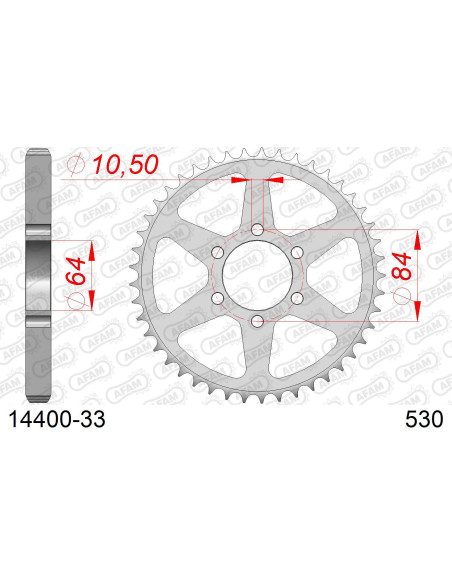 Couronne Acier AFAM 14400