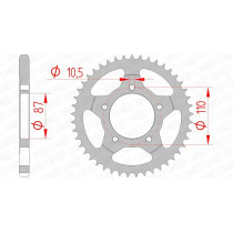 Couronne Acier AFAM 14404