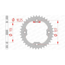 Couronne Acier AFAM 14412