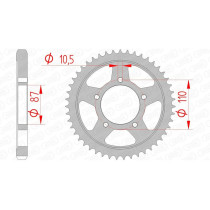 Couronne Acier AFAM 14601