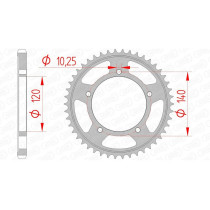 Couronne Acier AFAM 14604