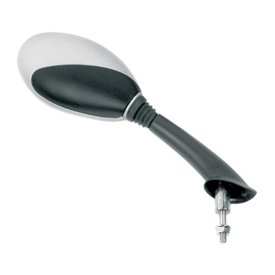 Rétroviseur type origine PIAGGIO Scooters 50/125 Vespa Noir/Gris M8/125