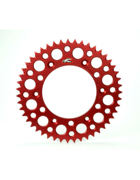 Couronne Ultra-Light Anti-Boue RENTHAL 150 CRF R 2007-13 Rouge Pas de chaîne 420