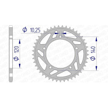 Couronne Alu AFAM 15605 pas 520
