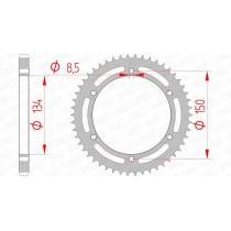 Couronne Acier AFAM 16203