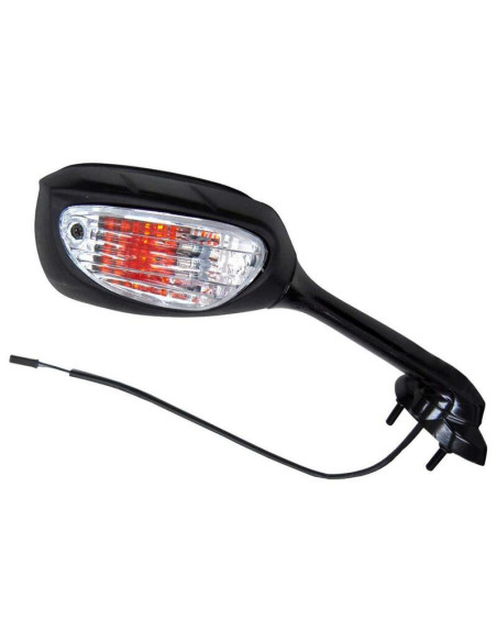 Rétroviseur type origine 600/750 GSX-R 2010-2015 et 1000 GSX-R 2009-2014 noir