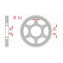 Couronne Acier AFAM 16604
