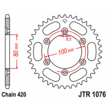 Couronne acier JT - Pas 420 - 50 Spike 2002-2005