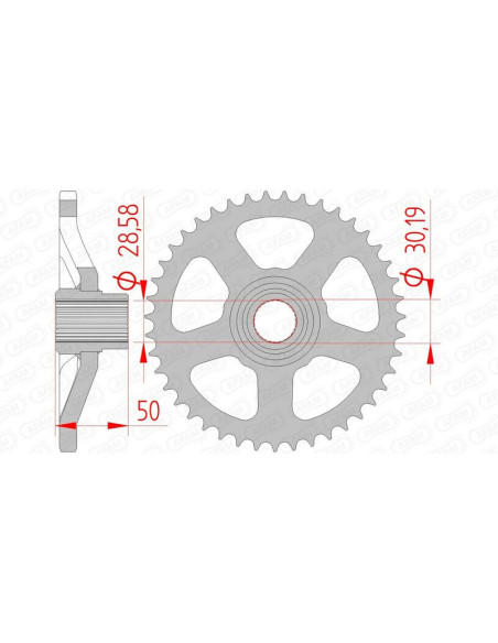 Couronne Acier AFAM 35100