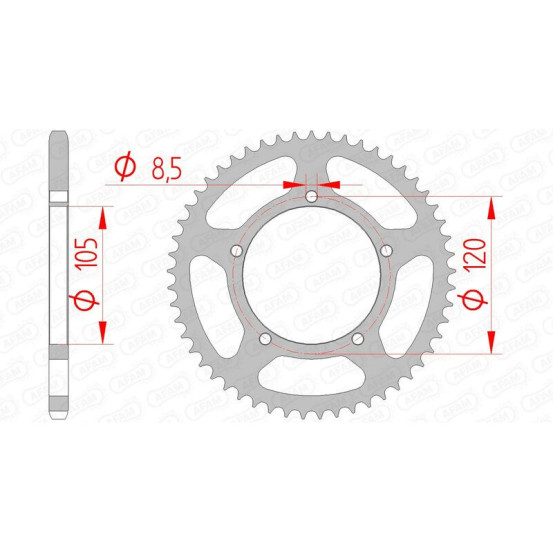 Couronne Acier AFAM 35103
