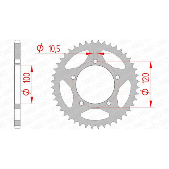 Couronne Acier AFAM 35801