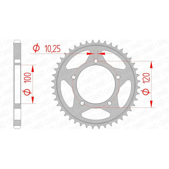 Couronne Acier AFAM 35802