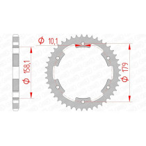 Couronne Acier AFAM 35804