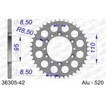Couronne Alu AFAM 36305