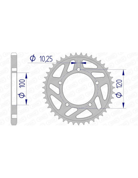 Couronne Alu AFAM 36802