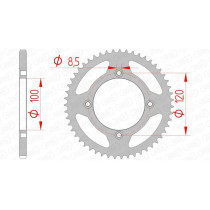 Couronne Acier AFAM 38101