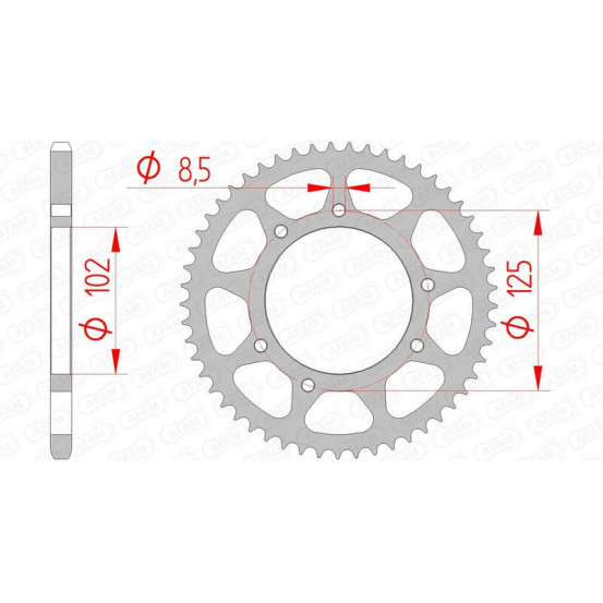 Couronne Acier AFAM 41100
