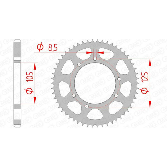 Couronne Acier AFAM 47200