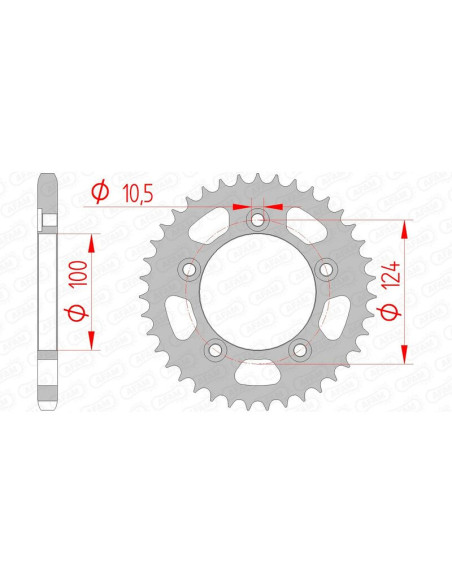 Couronne Acier AFAM 50612