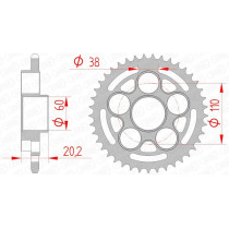 Couronne Acier AFAM 50614