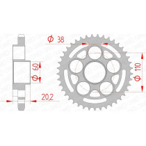 Couronne Acier AFAM 50800