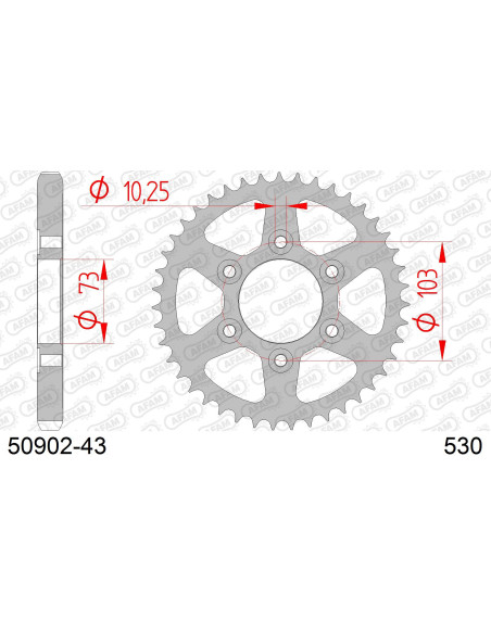 Couronne Acier AFAM 50902