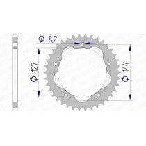 Couronne Alu AFAM 51607